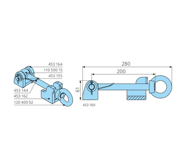 Flap lock - Steelcon