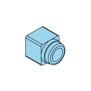 Opgelast blok met schroefdraad