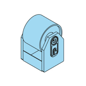 Complete roll 40 x 159 x 120/130 mm