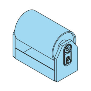 Complete roll 40 x 159 x 250/260 mm