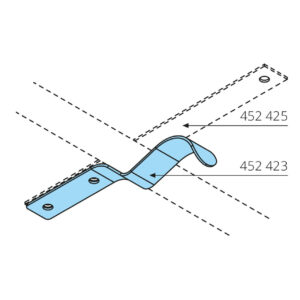 Sprężyna blokująca pokrywy 452423