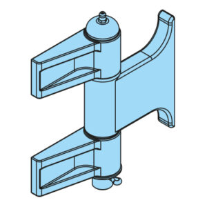 Right hinge 35 x 192 mm 451072
